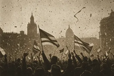 Period archival image accompanying Victory in Europe